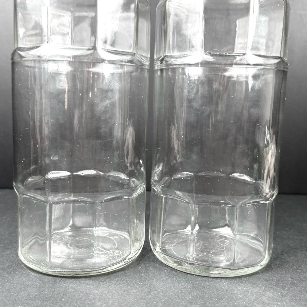 Vintage Planters Mr. Peanut Glass Jars With Lids 1978 Anchor Hocking - Set Of 2 - Picture 4 of 10